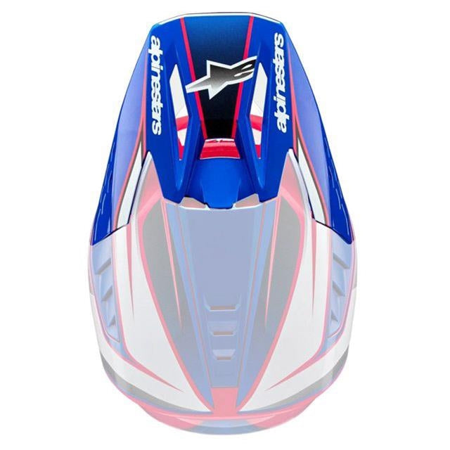 Alpinestars Visor for S-M5 Sail Helmet - White/Diva Pink/Enamel Blue