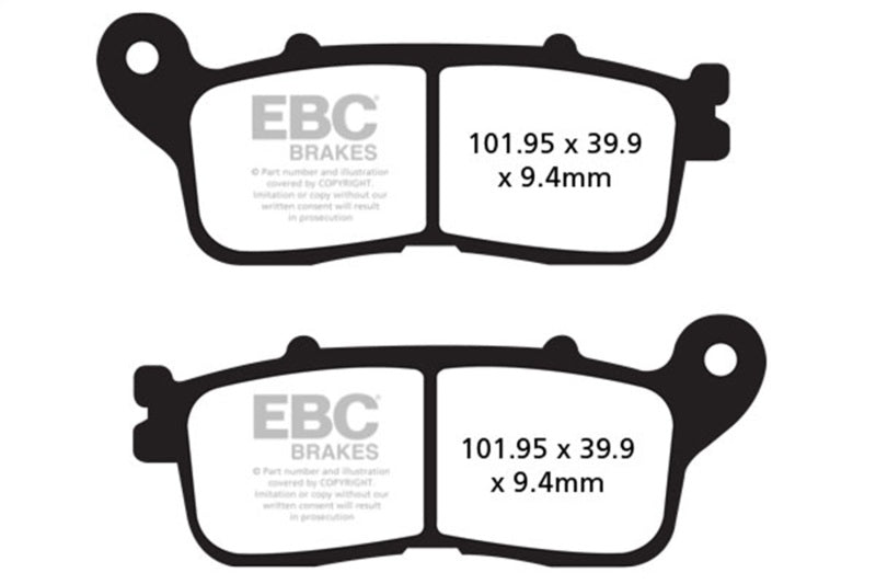 Load image into Gallery viewer, Ebc Powersports FA636HH EBC HH Sintered Brake Pads
