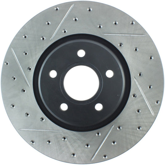 Stoptech 127.39038R ST Slot & Drill Brake Rotors