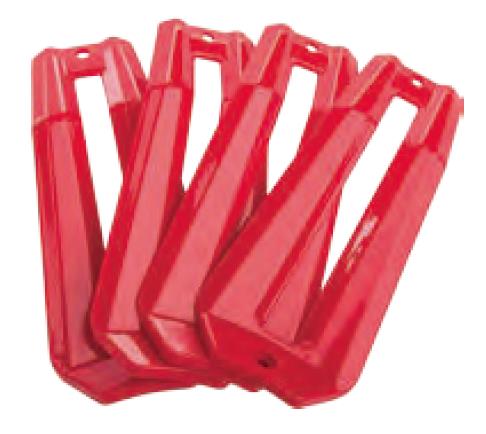 Sedona PI-A83-52-4P-R Rukus Wheel Inserts - Red