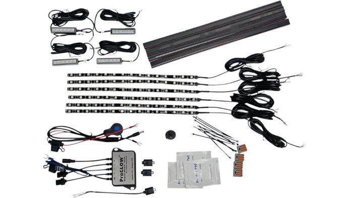 Custom Dynamics TMWK2PG Magical Wizard Full Bike Lite Kit with ProGLOW Bluetooth Controller for Magical Wizards
