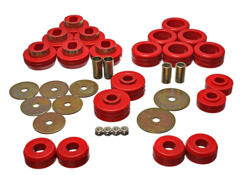 Load image into Gallery viewer, Energy Suspension 3.4118R ES Body Mounts - Red
