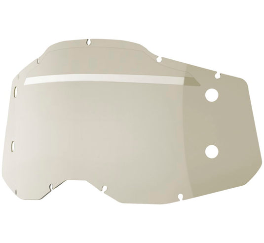 100% Replacement Forecast 2 Lens for Racecraft 2/Accuri 2/Stratus 2 Goggles - Smoke