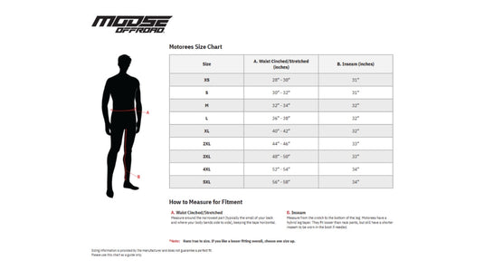 Moose Offroad Motorees Bibs