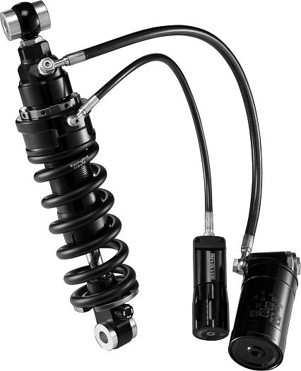 Harddrive R0800070 Softail Remote Reservoir HLR Shocks - 12.5in. Revolver