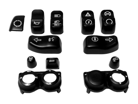 Harddrive 370342 Switch Cap Kit - Black/White