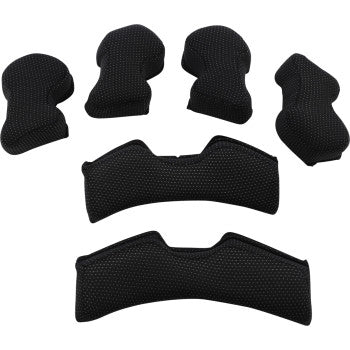 100% 89022-00002 Cheek Pads for Trajecta Bicycle Helmet - Thick - Black