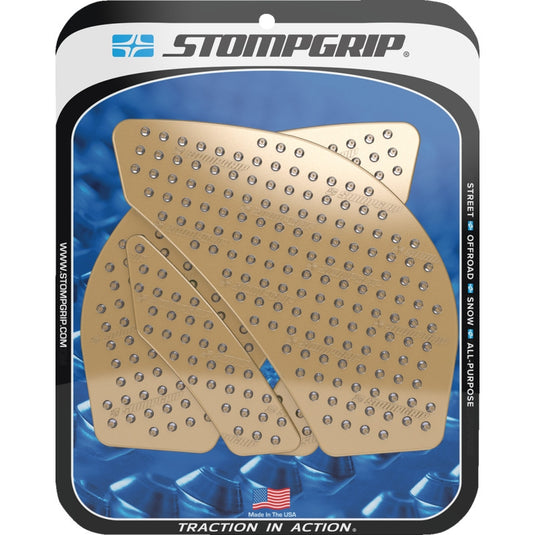 Stompgrip 55-10-0037C Volcano Profile Traction Tank Grip - Street - Clear