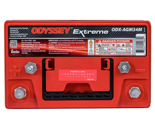 Odyssey Battery ODX-AGM34M ODY Battery - Extreme
