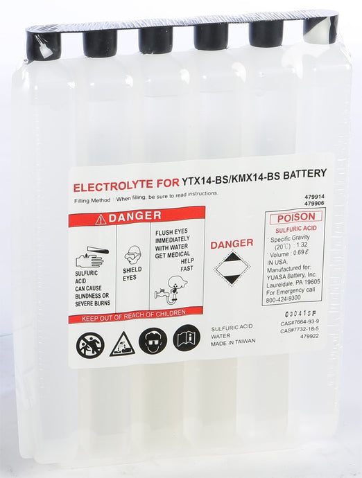 Yuasa 479914 Electrolyte Pack
