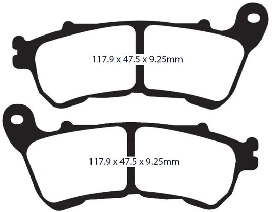 Lyndall Racing Brakes 7236-Z Gold+ Brake Pads
