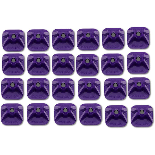 Stud Boy 2513-P1-PUR Super-Lite Pro Series Single Backer Plates - Purple - .75in.