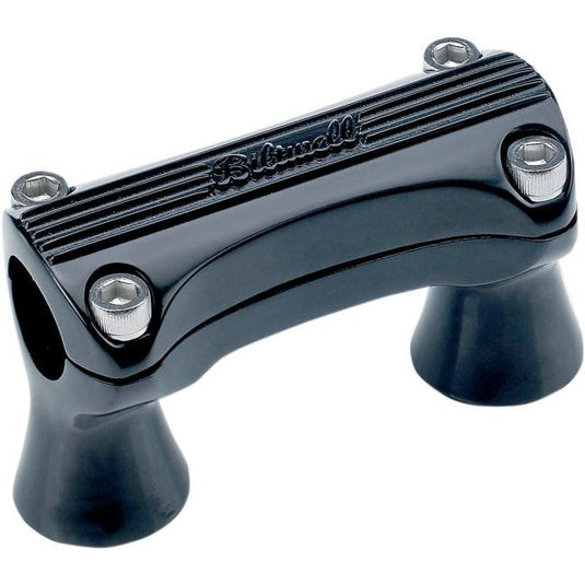 Biltwell Inc. 6402-201-02 2in. Thunder Riser - Black Electroplate