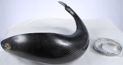 P3 109061-FMF Pipe Guard - Carbon Fiber