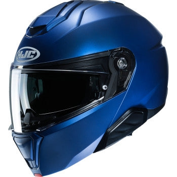 Load image into Gallery viewer, Hjc i91 Solid Helmet (X-Large, Semi Flat Metallic Blue)
