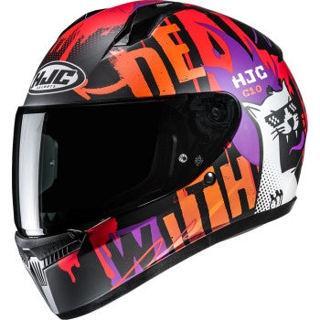 Load image into Gallery viewer, Hjc C10 FOP Youth Helmet (Large, Semi-Flat Dull Orange (MC-7SF))
