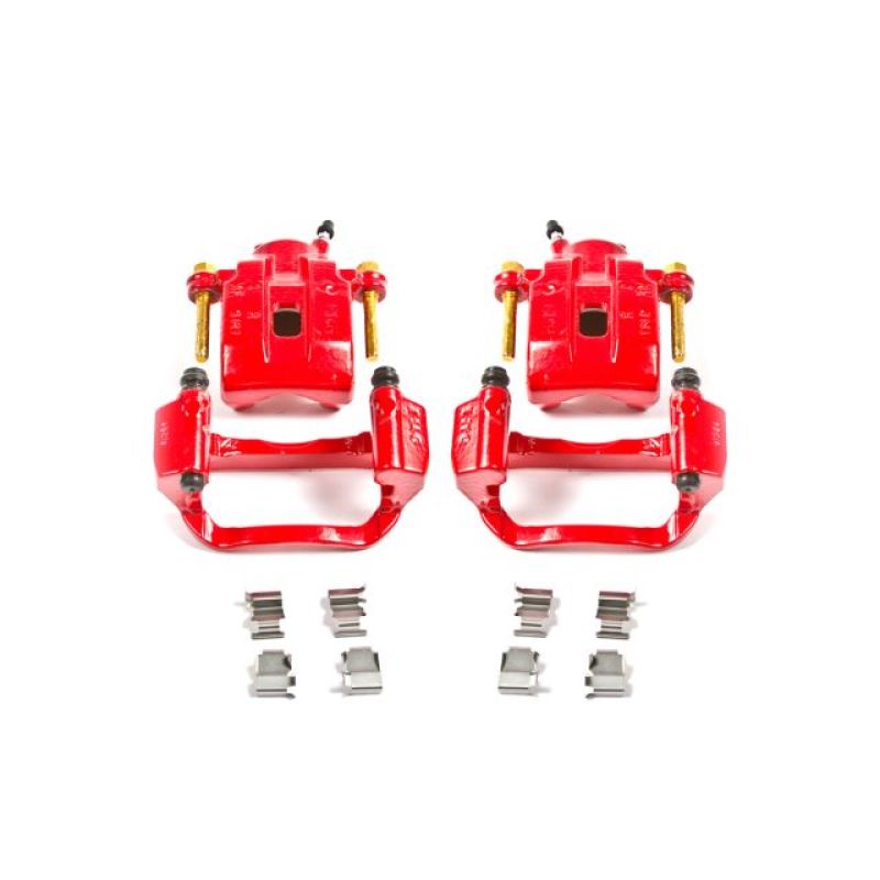 Load image into Gallery viewer, Powerstop S3276 PSB Red Calipers
