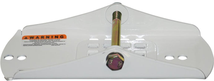 Starting Line Products 35-398 Ski Mounting Saddle Bracket for Standard Use - White