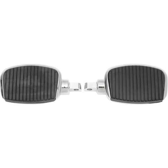 Drag Specialties 1621-0724 4in. Footboards - Chrome