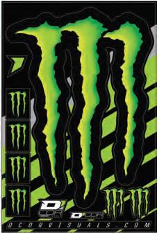 Dcor 40-90-103 Monster Claw Decal Sheet