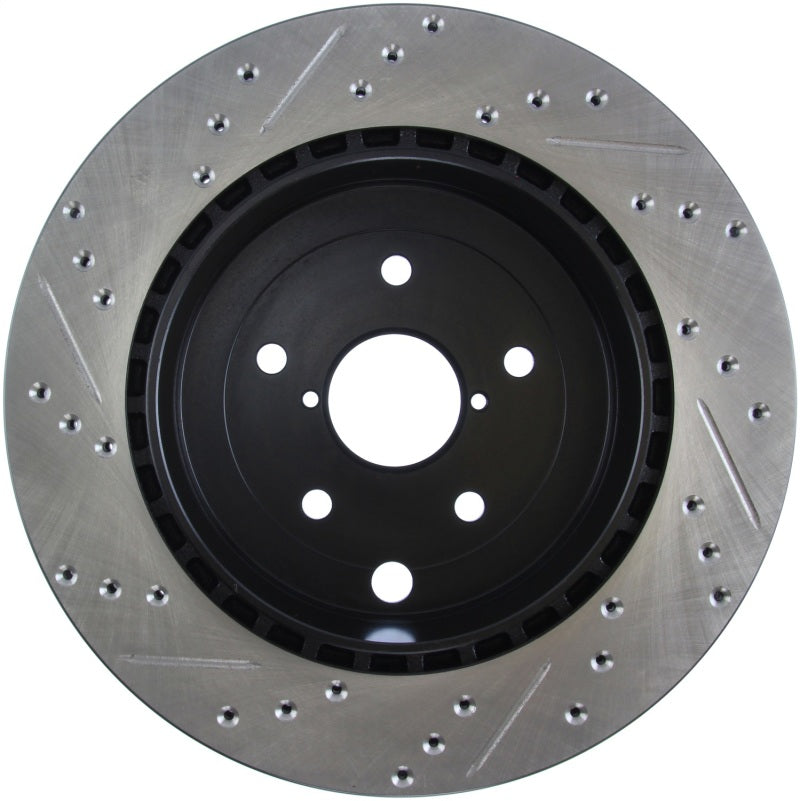 Load image into Gallery viewer, Stoptech 127.47030L ST Slot &amp; Drill Brake Rotors
