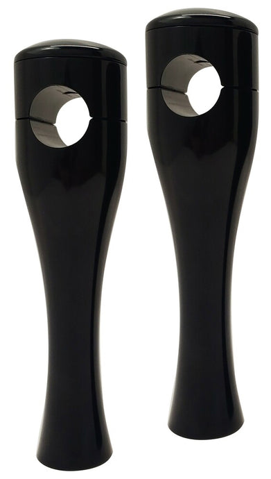 Accutronix HRH1354-B 4in. Hourglass Riser 1in. Bar - Black