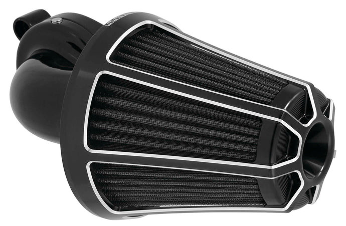 Arlen Ness 81-036 Monster Sucker Air Cleaner Kit with Cover - Beveled - Black