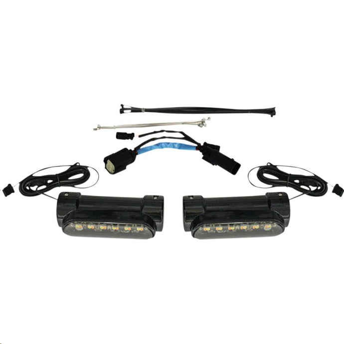 Custom Dynamics CD-CB-AW-SS8-B Engine Guard LED - Gloss Black