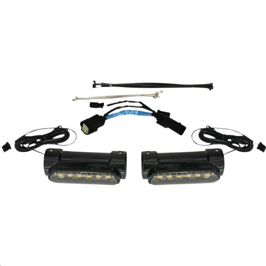 Custom Dynamics CD-CB-AW-SS8-B Engine Guard LED - Gloss Black
