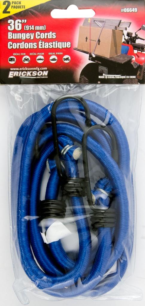 Erickson 06649 Standard Bungee Cords - 36in.