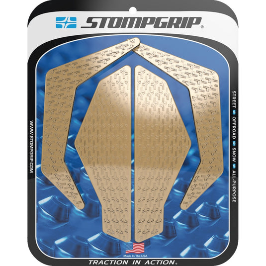 Stompgrip 55-14-0187C Icon Profile Traction Tank Grip - Street - Clear