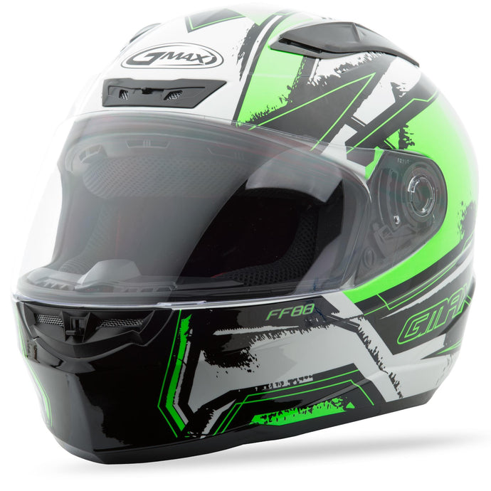 White/Hi-Vis Green