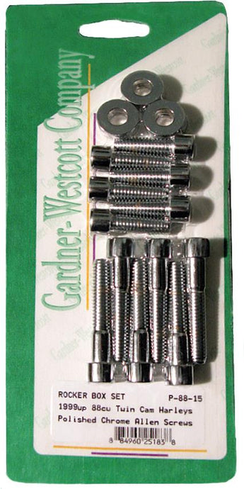 Gardner-Westcott P-88-15 Rocker Box Chrome Steel Socket-Head Bolt Kit