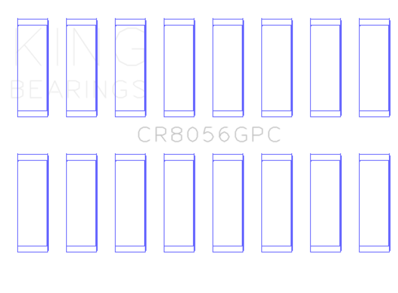 Load image into Gallery viewer, King Engine Bearings CR8056GPC KING Connecting Rod Bearings
