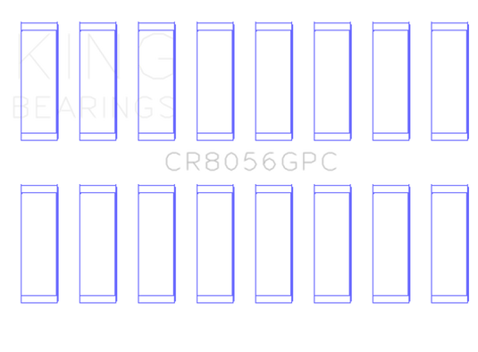 King Engine Bearings CR8056GPC KING Connecting Rod Bearings