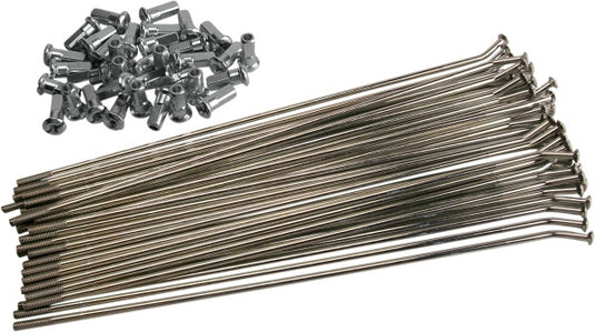 Moose Racing 1-20-419-S Coated Steel Spoke Set - 19in. Wheel Size