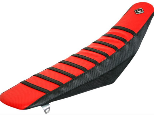 Flu Designs Inc. 15503 Pro Rib Seat Cover - Black/Red/Black
