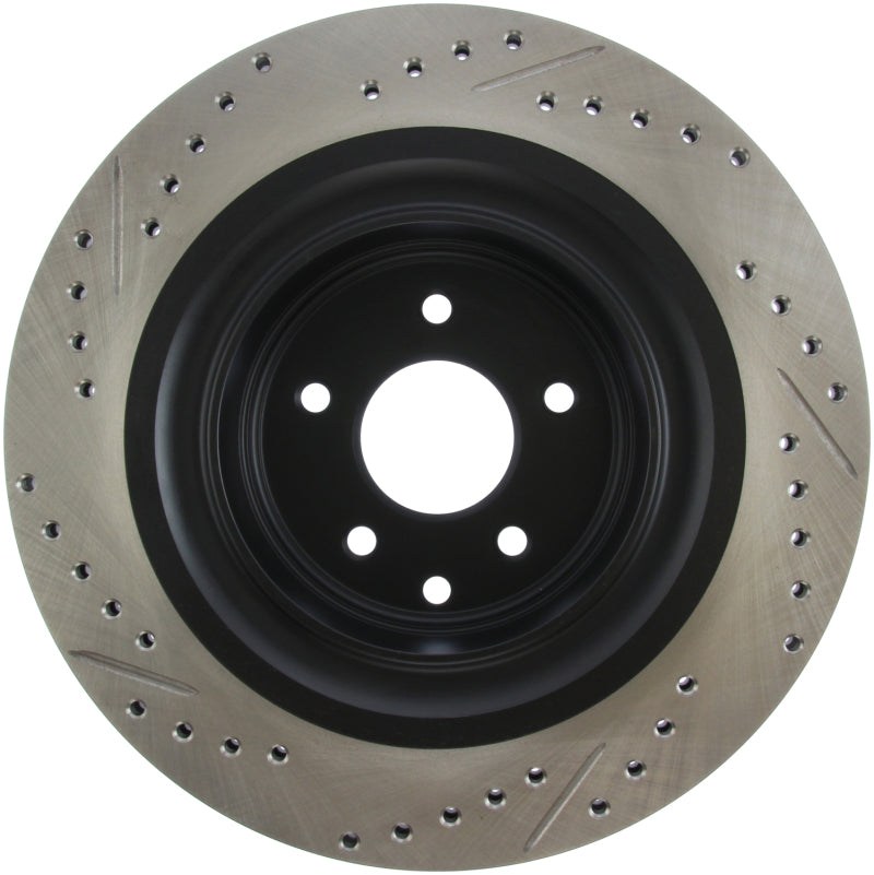 Load image into Gallery viewer, Stoptech 127.42101L ST Slot &amp; Drill Brake Rotors
