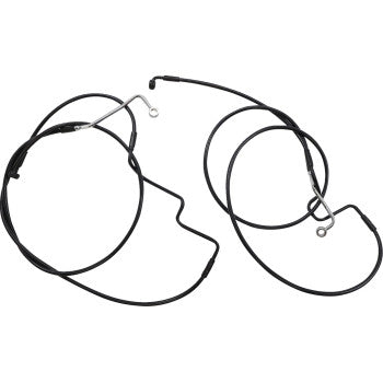 Magnum 486991 XR Black Dot Handlebar Installation Kit - 12in-14in. - Black Fittings