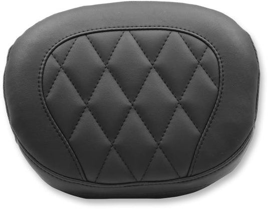Mustang 76768 Large Sissy Bar Pad - Black Diamond Stitch
