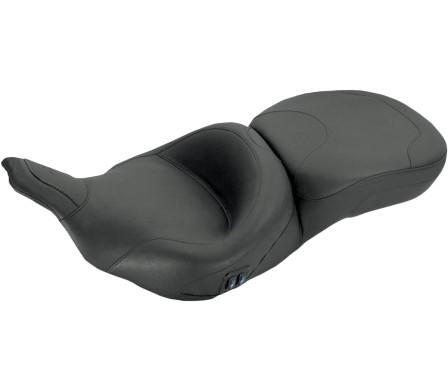 Mustang 76653 1-Piece Heated Touring Seat - Plain