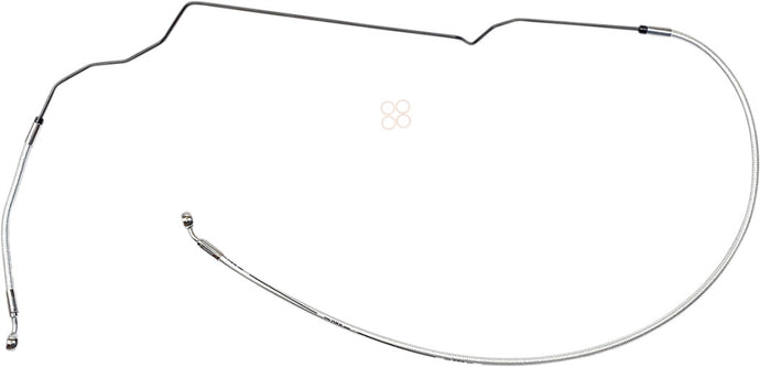 Magnum AS375029 Braided Front Brake Line - Stock - Sterling Chromite