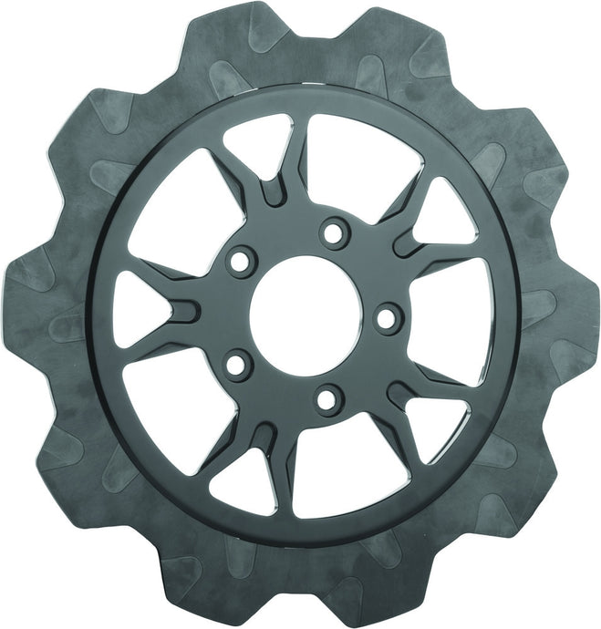 Lyndall Racing Brakes 2104-2158 Crown Cut B-52 Rear Rotor - 11.8in. - Black/Black