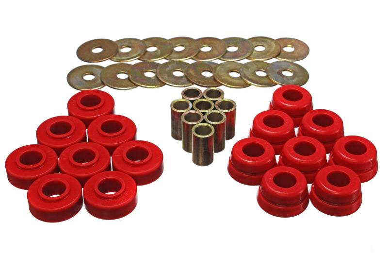 Load image into Gallery viewer, Energy Suspension 3.4126R ES Body Mounts - Red
