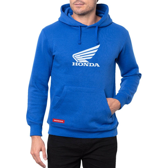 Honda Collection Honda Wing Hoodie (Small, Blue/White)