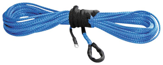 Kfi Products SYN19-B12 Synthetic Winch Line - 3/16in x 12ft - Blue
