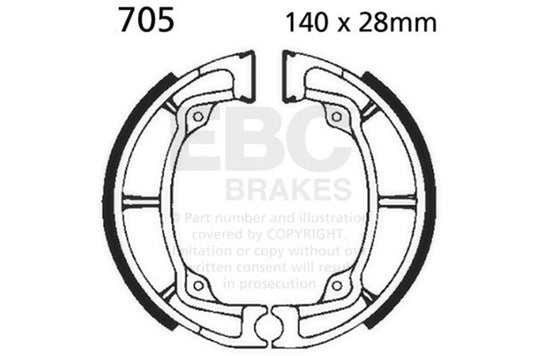 Ebc Powersports 705 EBC FA-SFA-X Brake Pads