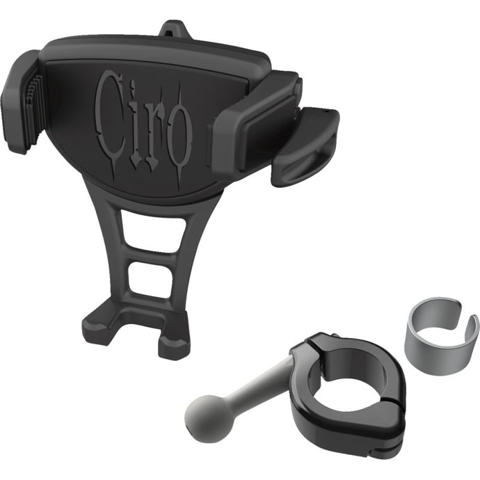 Ciro 50353 Constrictor Phone Holder - Black - Black 7/8in. | 1in. Handlebar Mount