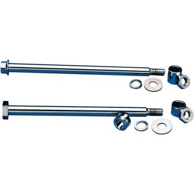 Drag Specialties DS-223045 Chrome Axle Kit - Rear