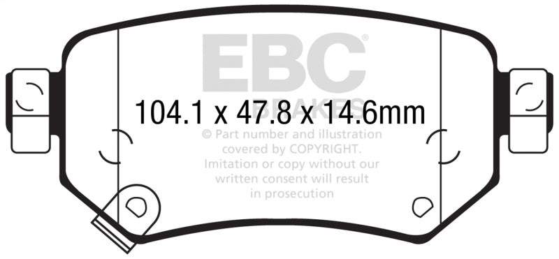 Load image into Gallery viewer, Ebc DP32287C EBC Redstuff Brake Pad Sets
